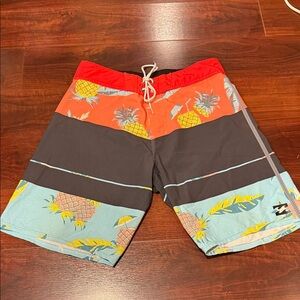 Billabong Men's Pineapple Print Board Shorts